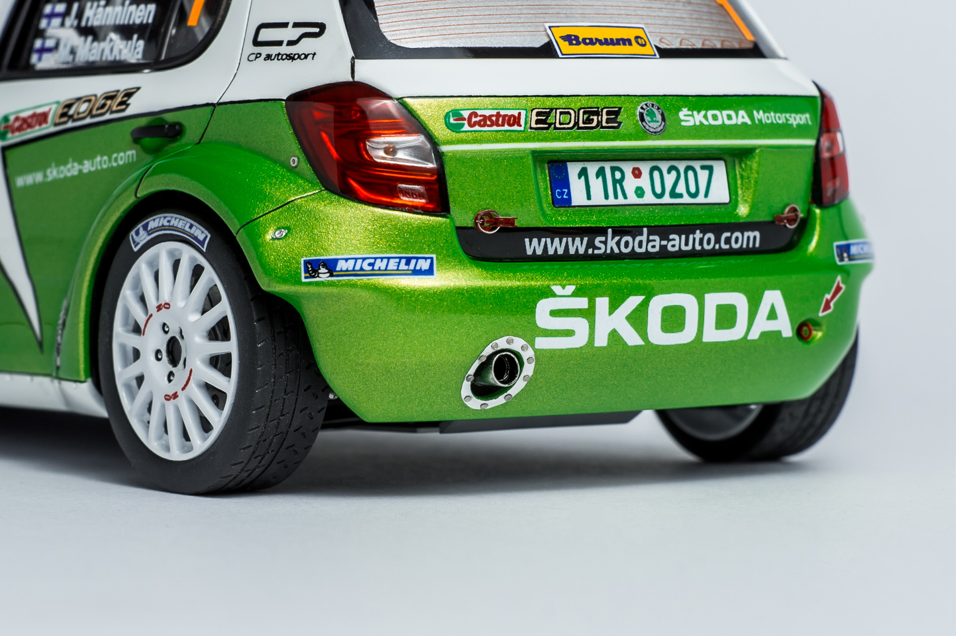 Abrex 1/43 Skoda Fabia II S2000 #0 Motorsport Design – Rallye 2011 – Neuve Sous Boîte