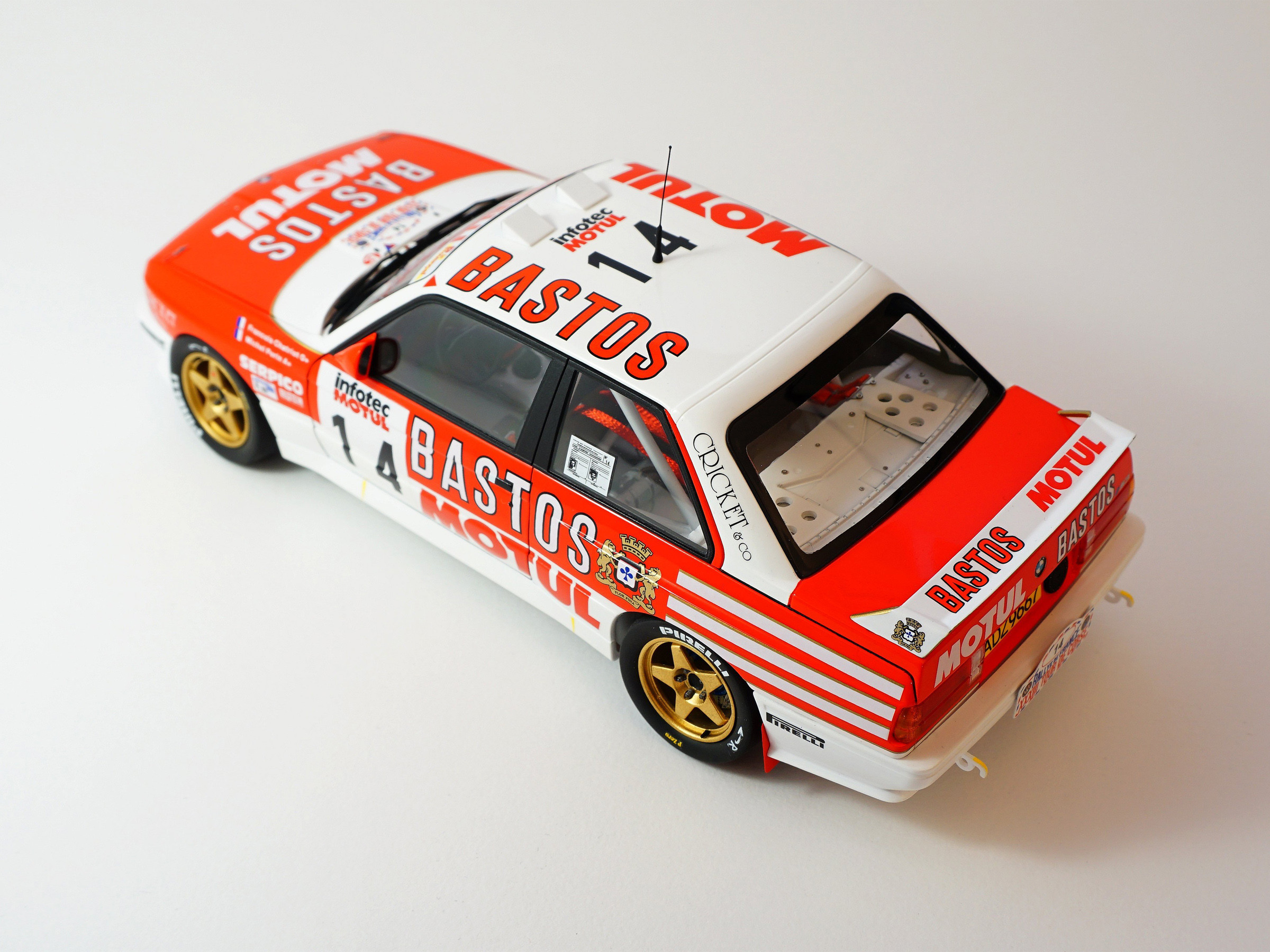 bmw e30 n°21 tour de corse rallye de france 1989 p. bernardini