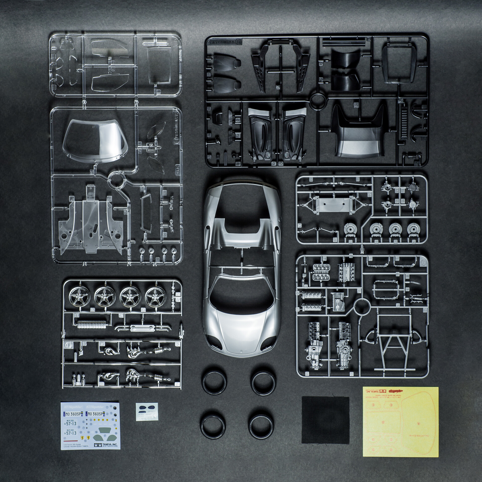 1:24 Ferrari 360 Spider Detail-up Set For Tamiya (PE+Resin